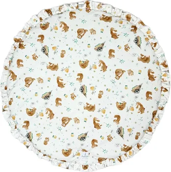 Hrací deka Mimilove Hrací deka Méďa / světle šedá