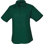Premier Workwear Dámská košile s krátkým rukávem PR302 Bottle -ca. Pantone 560 52 (5XL/24)