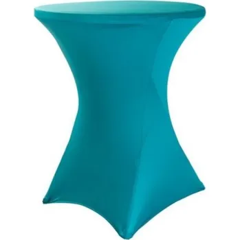 Napínací potah Elastický ubrus PRO na koktejlový stůl 70-80 cm (300 g/m2) Barva: tyrkysová