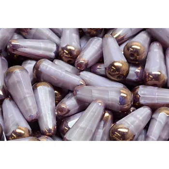 Dětské navlékací korálky Broušené kapky č.73 (20x9mm)