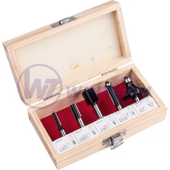 Nástavec na vrták Tvarové frézy do dřeva, sada 5ks, 8mm