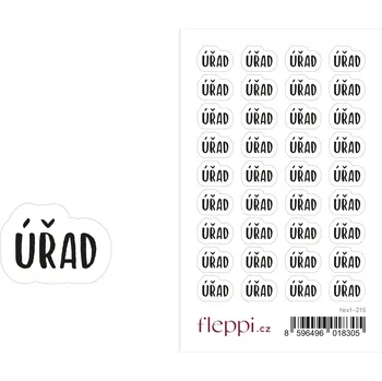 samolepka Fleppi Samolepky Úřad