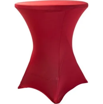 Napínací potah Elastický ubrus PRO na koktejlový stůl 70-80 cm (300 g/m2) Barva: vínová