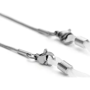 Sluneční brýle Řetízek hádek na sluneční brýle z nerezové oceli stříbrné barvy - Trendhim