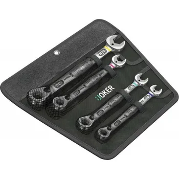 Klíč Wera 020092 Očkoploché ráčnové klíče 7/16 ÷ 3/4" 6001 Joker Switch 4 Imperial Set 1, palcové (Sada 4 dílů)