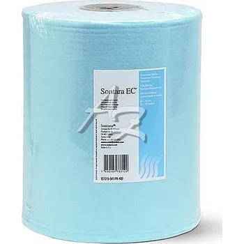 Utěrka utěrka SONTARA EC, 300x340mm, 400 útržků, tyrkys, role, netkaná textilie