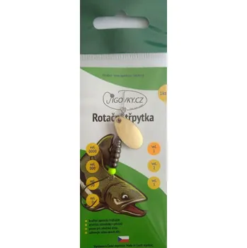 Umělá nástraha Rotační třpytka Classic Barbless 1 1GO