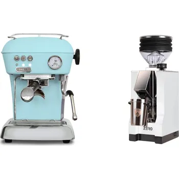 Kávovar Ascaso Dream ONE, Kid Blue + Eureka Mignon Zero, CR white
