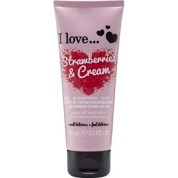 Péče o ruce I Love Strawberries & Cream Super Soft Hand Lotion 75 ml