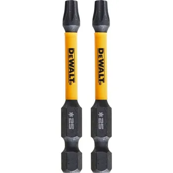 Bit Bit 1/4" TORX T25 x 57mm IMPACT Torsion bal.2ks DT70534T DeWALT