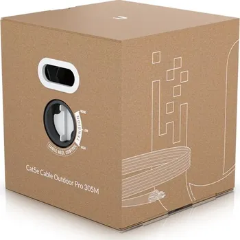 Síťový kabel Ubiquiti UACC-Cable-C5e-Outdoor-Pro-305M-W Cat5e, 305m