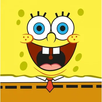 Carbotex Magický ručníček Sponge Bob 30 x 30 cm