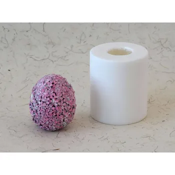 Silikonová forma - Vejce květiny MINI prům. 55 x 65 mm