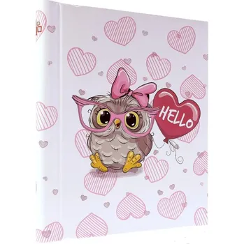 Fotoalbum Fotoalbum samolepicí - 10 listů - DRS10 Hello Owl pink