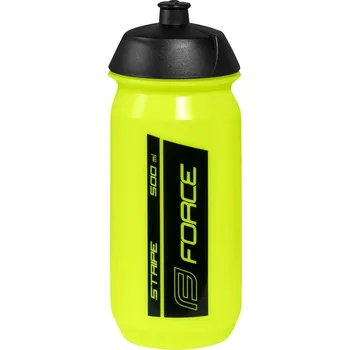 Láhev láhev na pití FORCE Stripe 500 - Fluo/Black 0.5 L