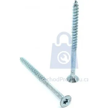 Vrut Vrut se zápustnou hlavou TORX drážka, částečný závit, zinek bílý 6 x 200, balení 100 ks