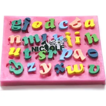 Silikonová forma - ozdoby Malá písmena