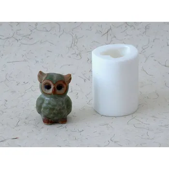 Silikonová forma - Sovička 3 - 43 x 45 x 63 mm