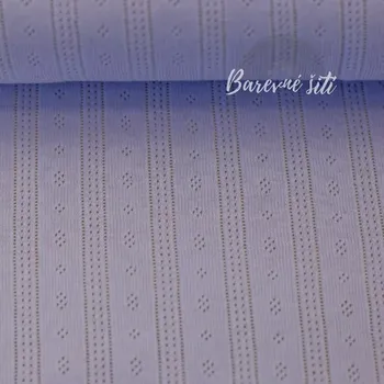 Ajour, úplet s dírkami LILA (E) z 3m (Jarní kolekce LIMITKA 2024)