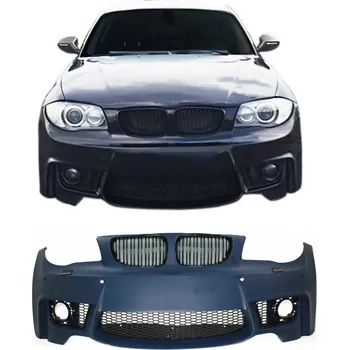 Nárazník JOM přední nárazník ve sportovním designu pro BMW řada 1 E81, E82, E87, E88 s výřezem pro park. senzory nebo ostřikovače světlometů, r.v. 2004-2011