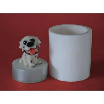 Forma na odlévání Silikonová forma čajovka velká - Pes Dalmatin