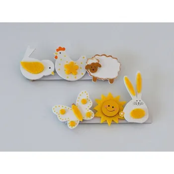 Velikonoční dekorace Velikonoční dekorace na kolíčku 6 ks