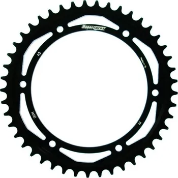 Řetězová sada pro motocykl SUPERSPROX Řetězová rozeta SUPERSPROX RFE-2011:45-BLK černý 45 zubů, 530