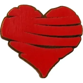 Brož Studio NET s.r.o. Brož dřevěná - srdce