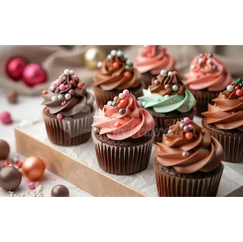 Čokoláda Cukrové zdobení čokoládové perly - Candy Choco Pearls Large Bordeaux - 70 g - FunCakes