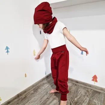 Yháček Rostoucí tepláčky Yháček, Bordó Velikost: 122