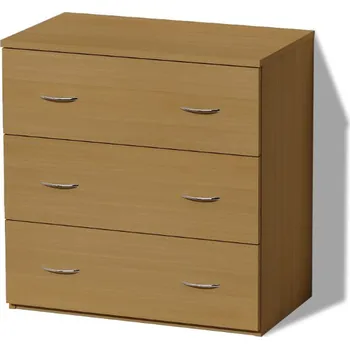 Šatní skříň Nabytekmorava Zásuvková komoda Alfa 166 barva lamina: buk