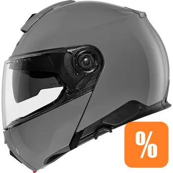 Helma na motorku Schuberth c5 concrete grey 3xl 65