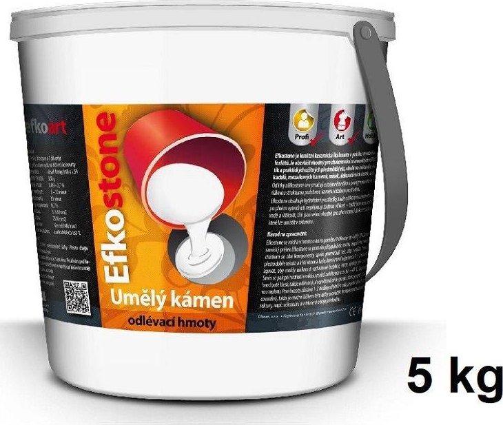 EFKOSTONE - tvrdá odlévací hmota 5 kg
