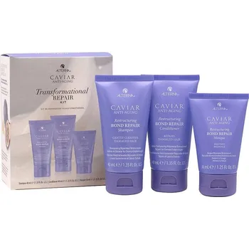 Kosmetická sada Alterna Haircare Caviar Anti-Aging Transformational Repair Kit cestovní sada