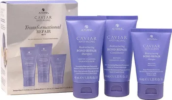 Kosmetická sada Alterna Haircare Caviar Anti-Aging Transformational Repair Kit cestovní sada