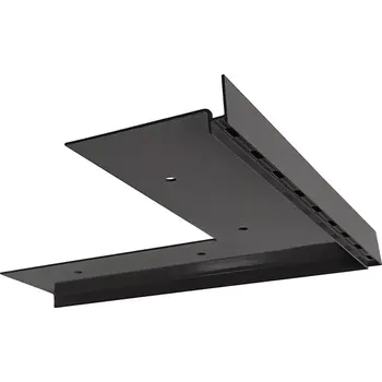 rohová lišta Schodový profil horní - vnější roh (Vnější roh horní čelo | čelní výška h 36,5 mm | rozměr 360×360 mm | barva: grafit RAL 7024)