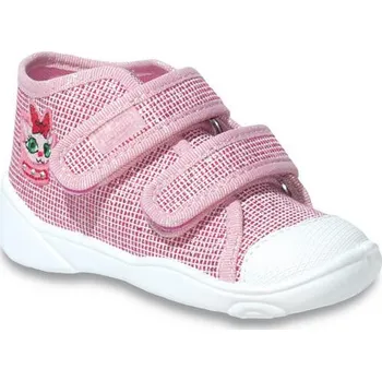 BEFADO 212P056 18 - dívčí tenisky, 2 SZ, růžová, kočička Velikost: 20