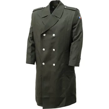 Armáda ČR Kabát plášť vycházkový 97 AČR s vložkou stříbrné knoflíky ZELENÝ velikost: 188/100-088