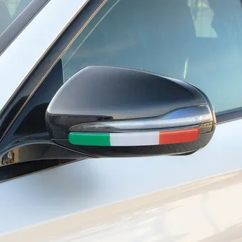 Samolepicí dekorace na vozidlo Lampa 3D samolepky na zpětná zrcátka, vlajky Itálie FLAG ITALY, 138 x 15 mm, 2 ks |