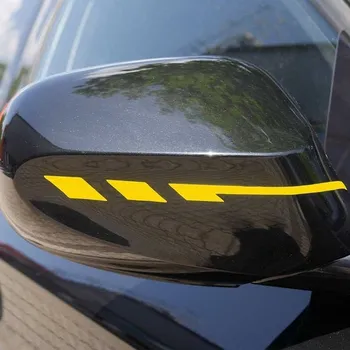 samolepka Foliatec Designové samolepky na zpětná zrcátka PIN STRIPING MIRROR CAP, žluté