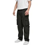 Urban Classics Bavlněné kapsáče s odepínacím spodním dílem Barva: Černá, Velikost: L