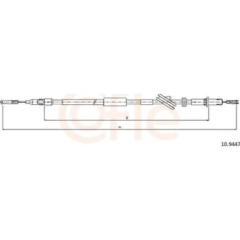 Auto-moto Tažné lanko, parkovací brzda COFLE 10.9447