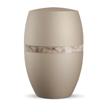 Smuteční dekorace Ekologická urna Infinity Papyrus - Listy