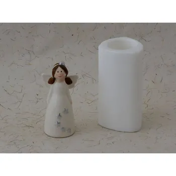 Silikonová forma - Andělka stojící 38 x 38 x 93 mm