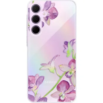 Pouzdro na mobilní telefon Odolné silikonové pouzdro iSaprio - Purple Orchid - Samsung Galaxy A55 5G