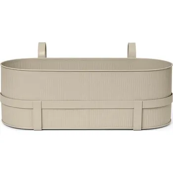 Květináč Balkonový květináč ferm LIVING Bau 1104263537 béžová 08X