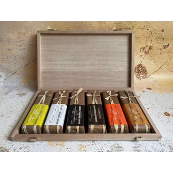 Čokoláda Francois Pralus Hell Yes! Degustační sada šesti pekelných čokoládových pralinek 920 g