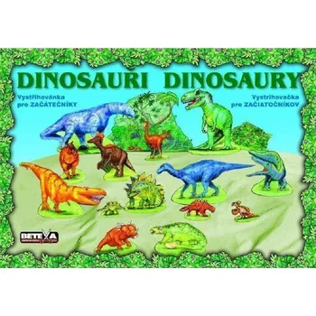 omalovánky Papírová vystřihovánka - DINOSAUŘI