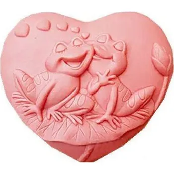 Silikonová forma - Žabí láska - 88 x 75 x 36 mm