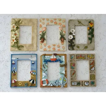 Silikonová forma PLOCHÁ NA RÁMEČKY motiv č. 6